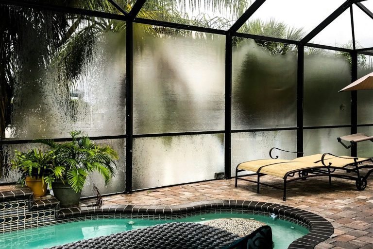 A beautiful lanai repaired in Bonita Springs, FL.
